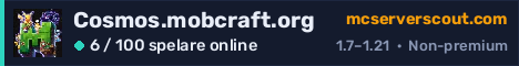 Serverbanner för Cosmos.mobcraft.org