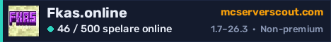 Serverbanner för Fkas.online