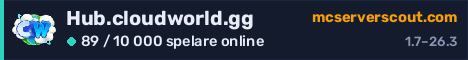 Serverbanner för Hub.cloudworld.gg