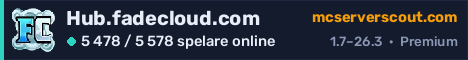 Serverbanner för Hub.fadecloud.com