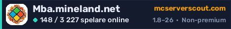 Serverbanner för Mba.mineland.net