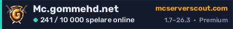 Serverbanner för Mc.gommehd.net
