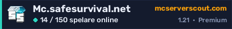 Serverbanner för Mc.safesurvival.net