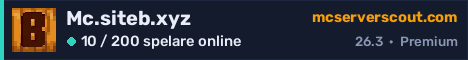 Serverbanner för Mc.siteb.xyz