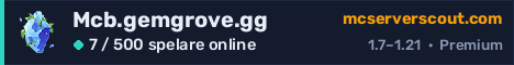 Serverbanner för Mcb.gemgrove.gg