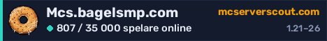 Serverbanner för Mcs.bagelsmp.com