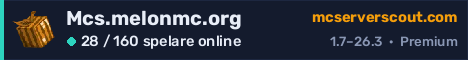 Serverbanner för Mcs.melonmc.org