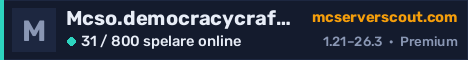 Serverbanner för Mcso.democracycraft.net