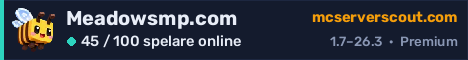 Serverbanner för Meadowsmp.com