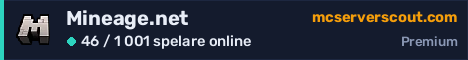 Serverbanner för Mineage.net