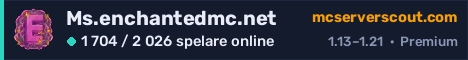 Serverbanner för Ms.enchantedmc.net
