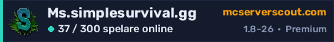 Serverbanner för Ms.simplesurvival.gg