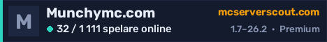 Serverbanner för Munchymc.com