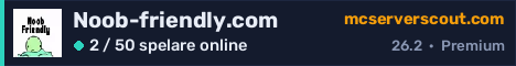 Serverbanner för Noob-friendly.com