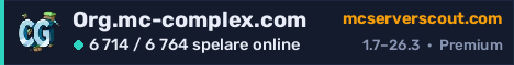 Serverbanner för Org.mc-complex.com