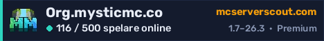 Serverbanner för Org.mysticmc.co