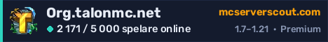 Serverbanner för Org.talonmc.net