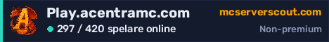 Serverbanner för Play.acentramc.com