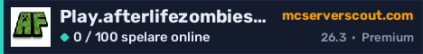 Serverbanner för Play.afterlifezombies.com