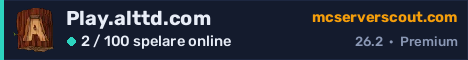 Serverbanner för Play.alttd.com