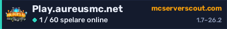 Serverbanner för Play.aureusmc.net