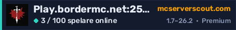 Serverbanner för Play.bordermc.net:25576