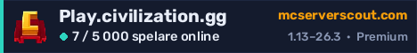 Serverbanner för Play.civilization.gg