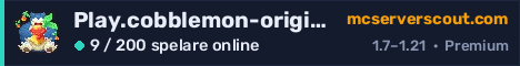 Serverbanner för Play.cobblemon-origins.com