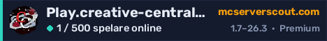 Serverbanner för Play.creative-central.net