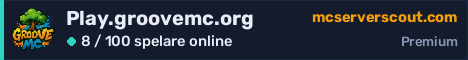 Serverbanner för Play.groovemc.org