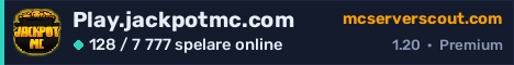 Serverbanner för Play.jackpotmc.com