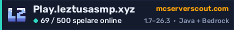 Serverbanner för Play.leztusasmp.xyz