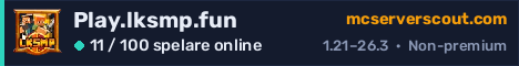 Serverbanner för Play.lksmp.fun