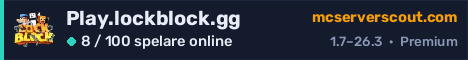 Serverbanner för Play.lockblock.gg