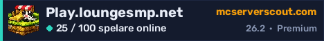 Serverbanner för Play.loungesmp.net