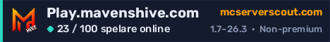 Serverbanner för Play.mavenshive.com