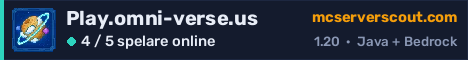 Serverbanner för Play.omni-verse.us
