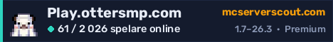Serverbanner för Play.ottersmp.com