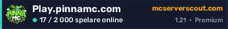 Serverbanner för Play.pinnamc.com