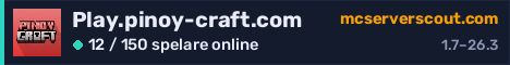Serverbanner för Play.pinoy-craft.com