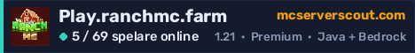 Serverbanner för Play.ranchmc.farm