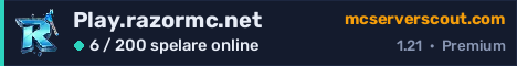 Serverbanner för Play.razormc.net