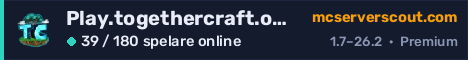Serverbanner för Play.togethercraft.online