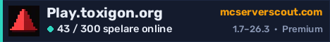 Serverbanner för Play.toxigon.org