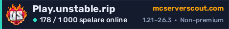 Serverbanner för Play.unstable.rip