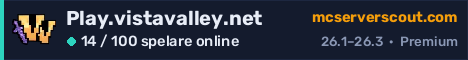Serverbanner för Play.vistavalley.net