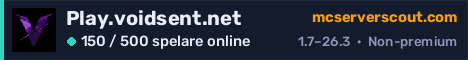 Serverbanner för Play.voidsent.net