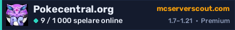 Serverbanner för Pokecentral.org