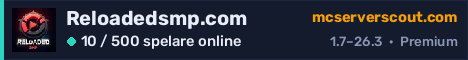 Serverbanner för Reloadedsmp.com
