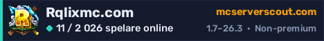 Serverbanner för Rqlixmc.com